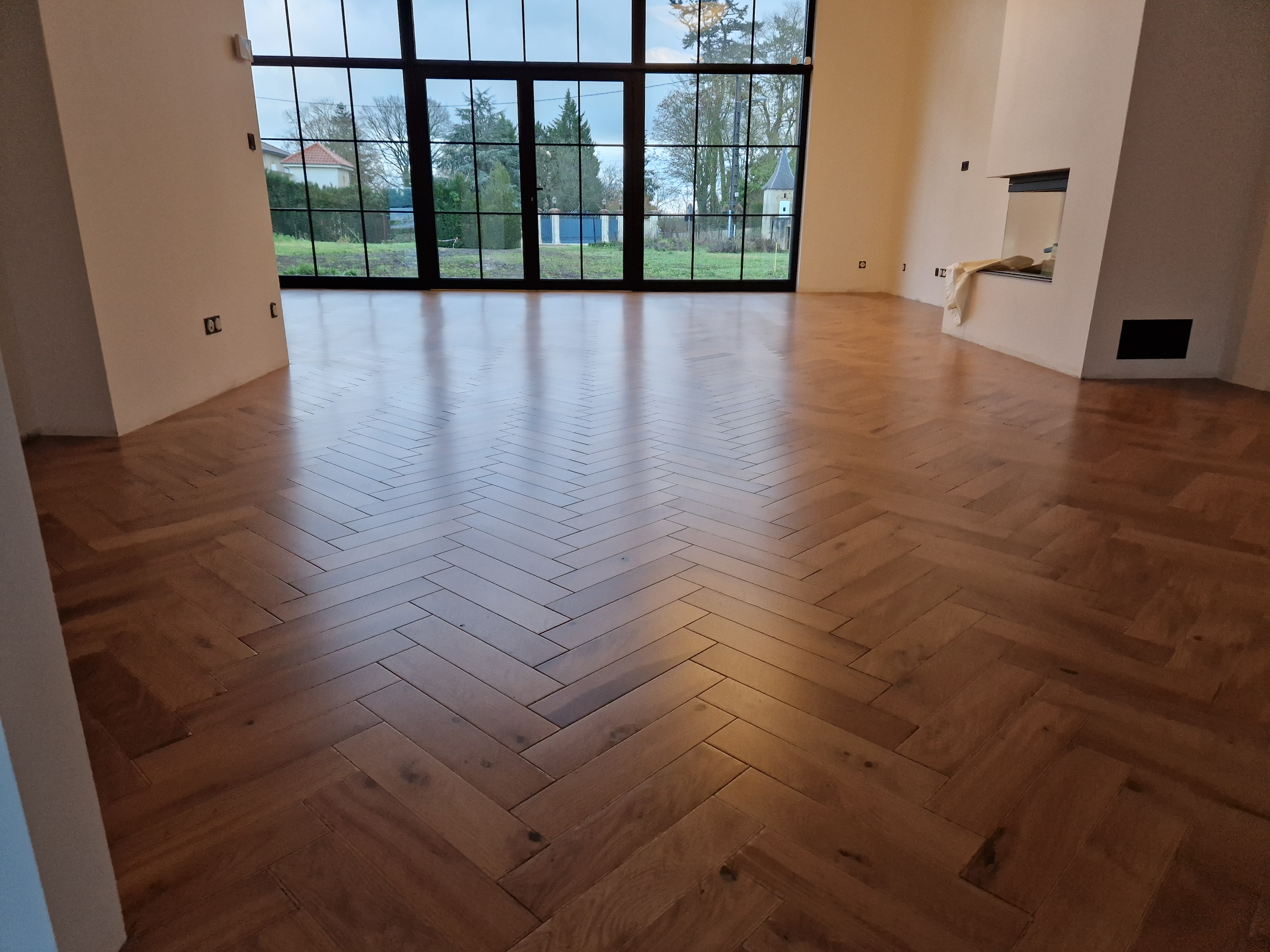Inspiration : intérieur lumineux et parquet en chevrons